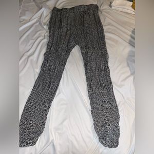 Black and white pants